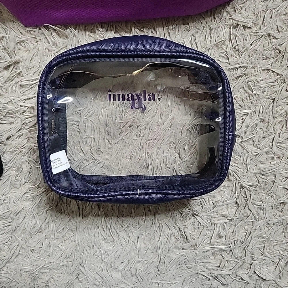 Makeup Bags Bundle Cosmetics Bags Lot Estee Lauder Clarins Clinique Imayla VS ✨️